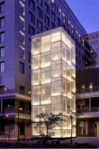 建筑楼体亮化的内透光照明方法